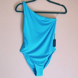 NWT Ralph Lauren Purple Label Shoulder One-piece